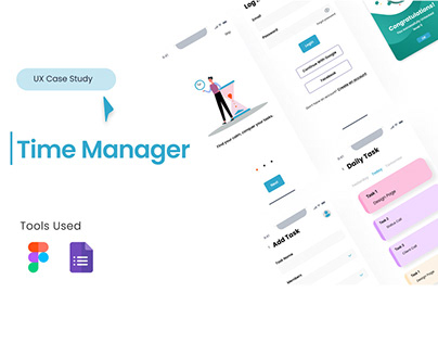 UX Case Study - Time Managing Application