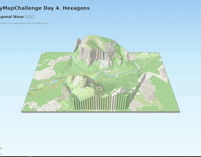 The Hexagonal Nose ⬡⬡⬡ (Three.js 3D map)