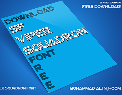 SF VIPER SQUADRON Font | Freebee | Download!