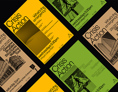 Crisis Action Lecture Series Posters