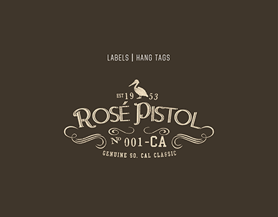 Labels-Hang Tags Rosé Pistol