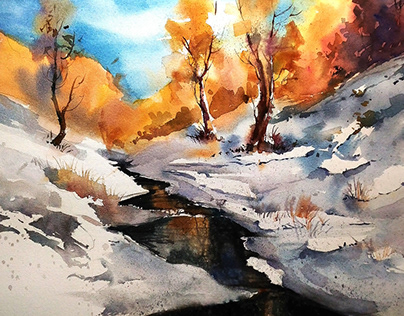 WATERCOLOR DEMONSTRATIONS - 2018 - PART - 1