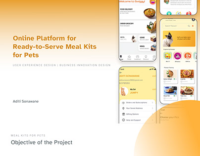 Platform (Swiggy) for Ready-To-Serve Meal Kits for Pets