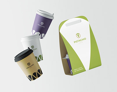 Pistachio cafe | Logo & Identity design
