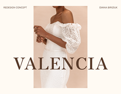 Valencia / Wedding Salon / Redesign Concept
