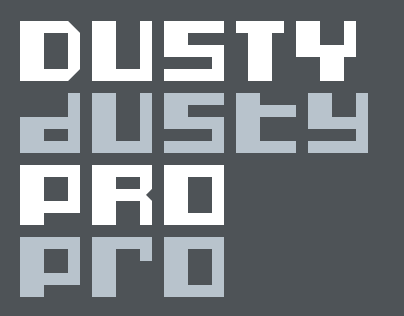 Dusty Pro / Free Typeface