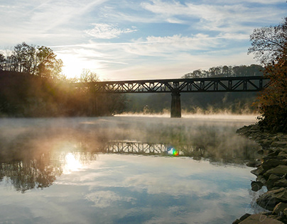 Foggy River Mornings