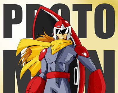 Protoman with an armor designed by me