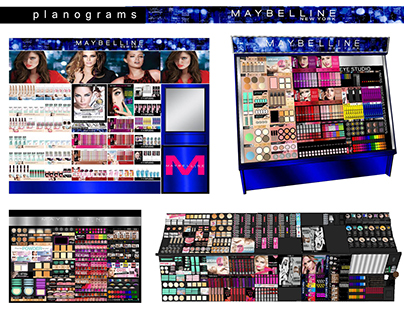 Planograms: Maybelline Counters