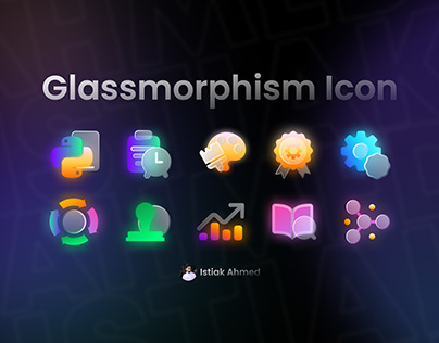 Glassmorphism Icon Pack