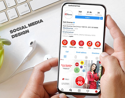 Bank Sinarmas Social Media Design & campaign