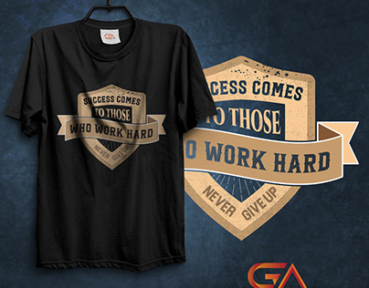 WORK HARD T-shirt Design