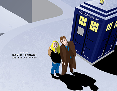 Doctor Who Illustrative Poster