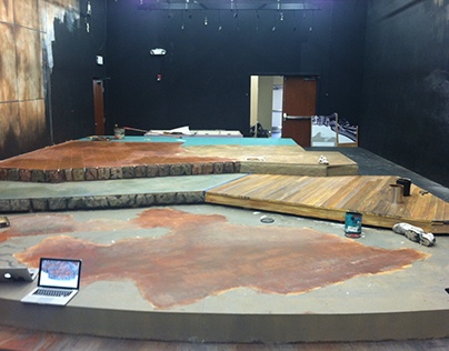 Scenic Painting: Judas SCAD Production