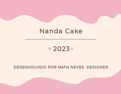 Projeto de Identidade Visual Nanda Cake