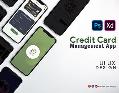 Credit Card Management App | UI/UX App Design