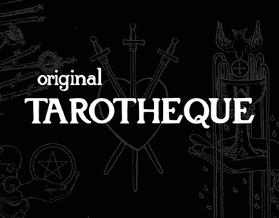 Tarotheque Font in the style of A.E. Waite Tarot Cards