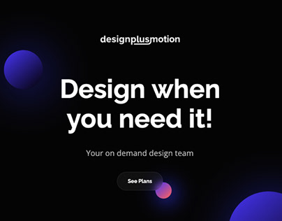 DesignPlusMotion - Design Agency