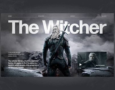 The Witcher | movie website page
