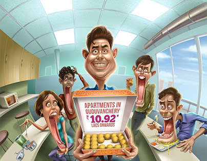 Illustrations are finding place in Indian Advertising!