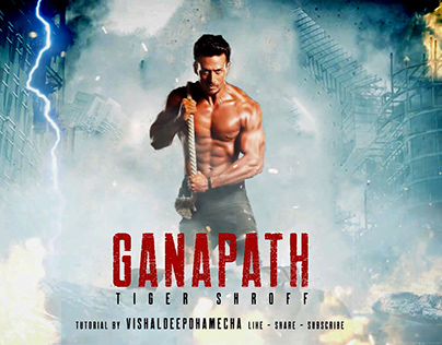 ganapath teaser motion poster design release