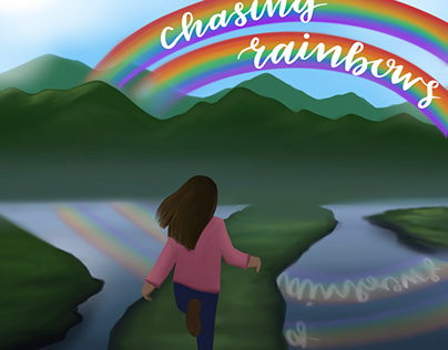 Chasing Rainbows expressive typography