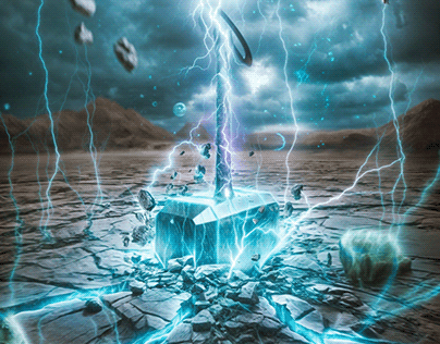 Thors' hammer photo manipulation