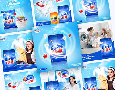 Laundry detergent | Powder Social Media Banner Design