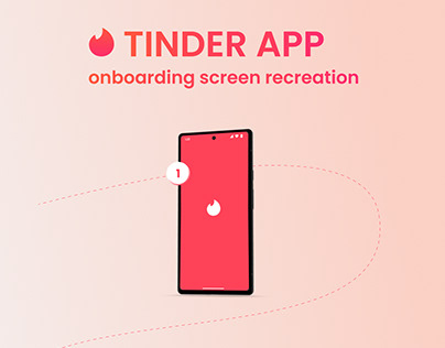 Tinder App - Onboarding screen recreation