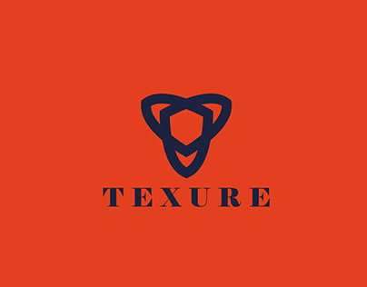 Texure T letter Brand logo desgin.
