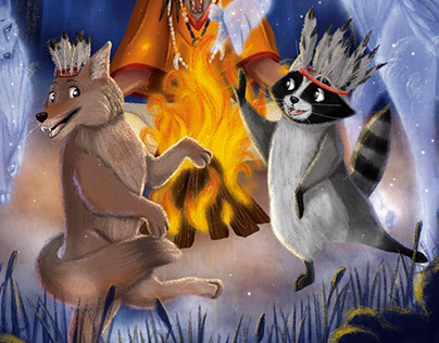 Children's book cover illustration
