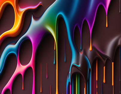 COLORFUL PAINT DRIPS