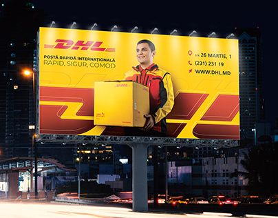 Outdoor Billboard - Key Visual for DHL Moldova