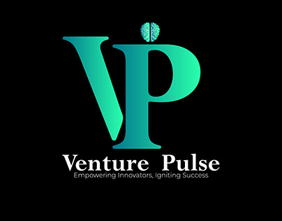 A logo created combining V and P