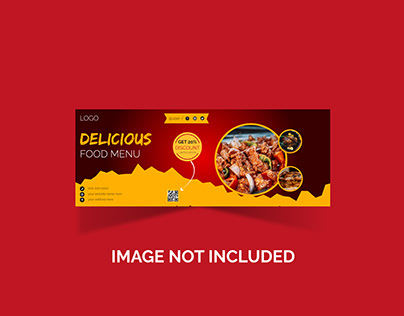 Delicious Food Menu Web Banner Design Template