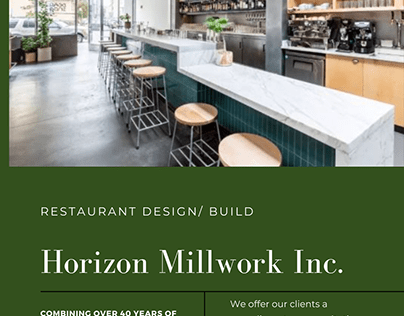 Custom Millwork Design Trends for Restaurants