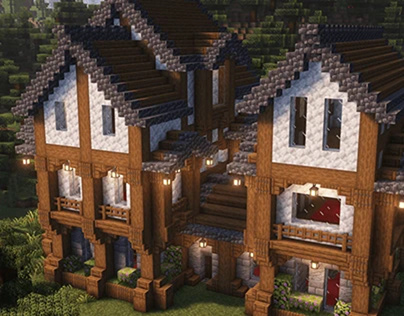 Rustic Spruce House | Standalone Minecraft Build