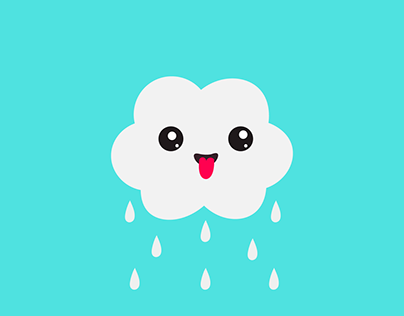 cute clouds - drawing