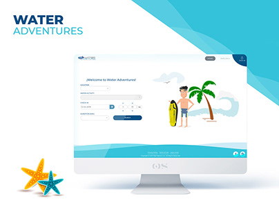 Water Adventures UI/UX Design | Frontend