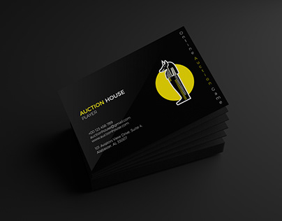 AUCTION HOUSE Business Card Design || Business Card