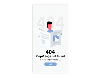 Error 404 page not found Concept