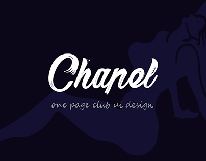 Chapel One Page Club UI Design