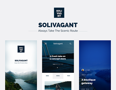 Solivagant - Travel Ui/Ux App