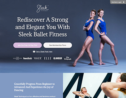 Conversion Focused Fitness Website Redesign
