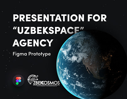 Presentation for “Uzbekspace” agency | Figma Prototype
