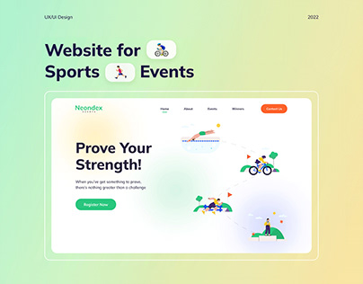 Sport Events | website design