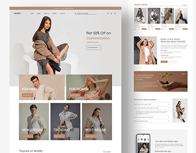 Fashion Landing Page | E-commerce