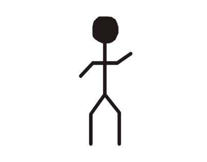 Waving Stick Figure