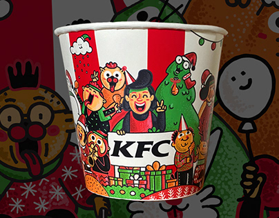 KFC Bucket Redesign for Christmas