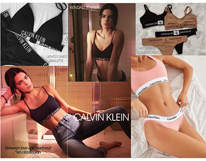 Kendall Calvin Klein Brochure Design